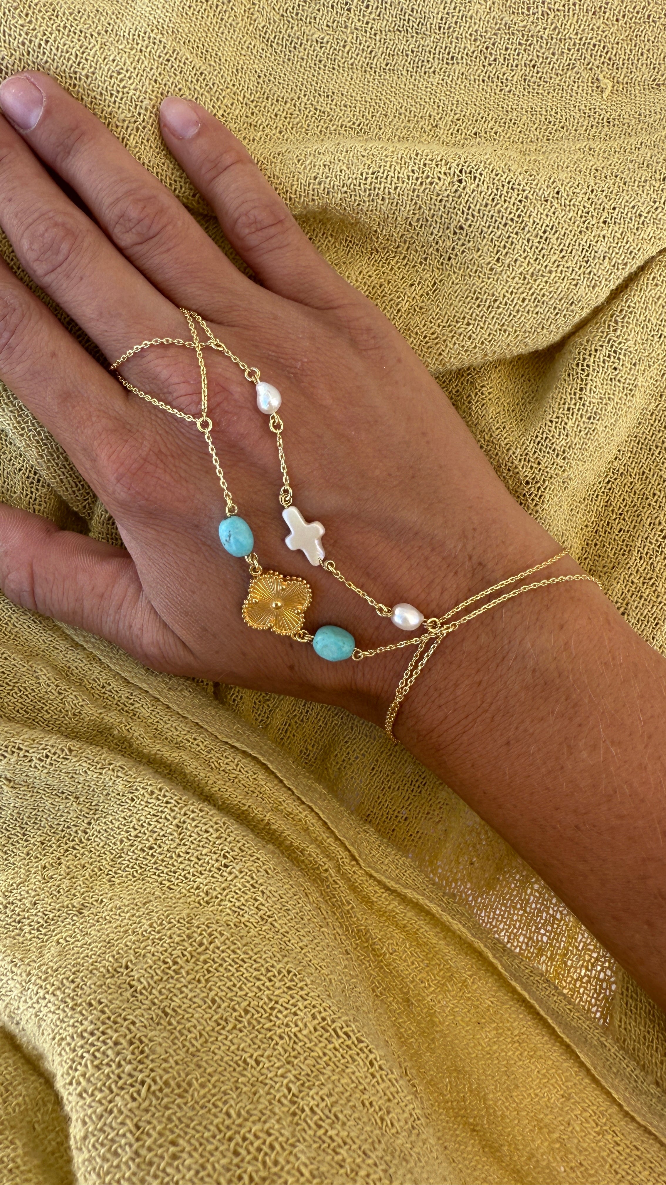 turquoise handchain