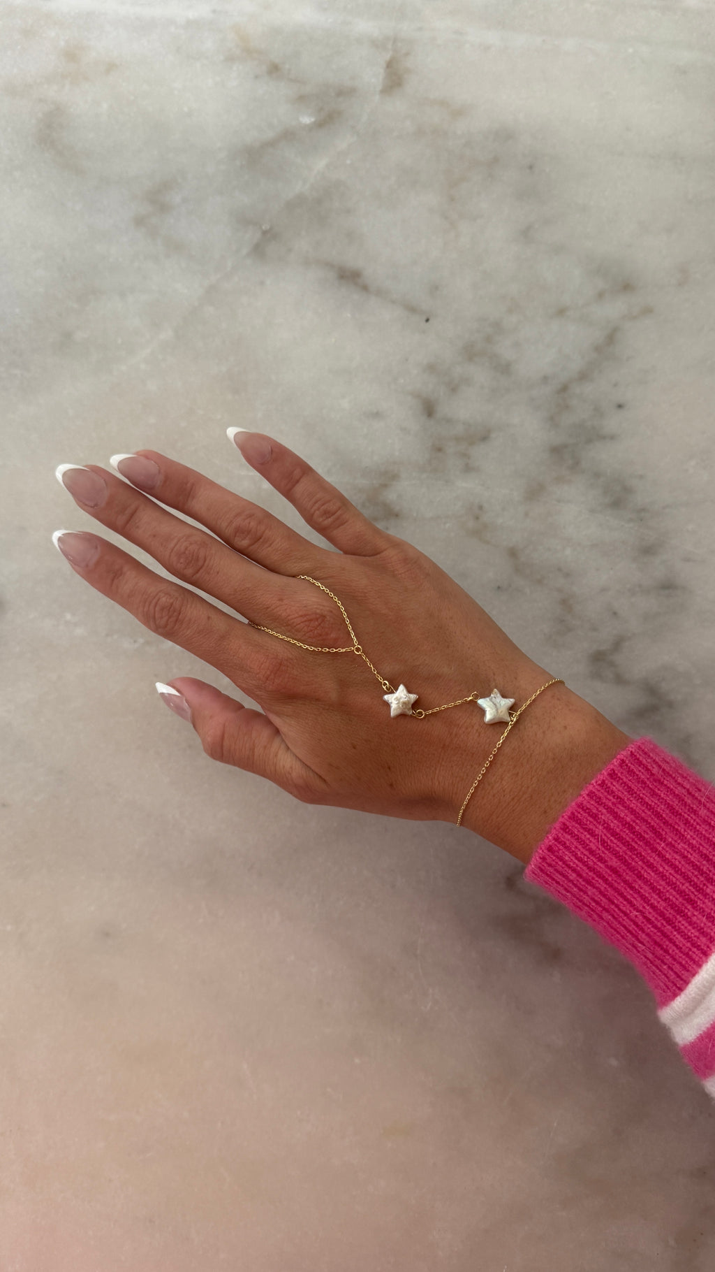 star pearl handchain
