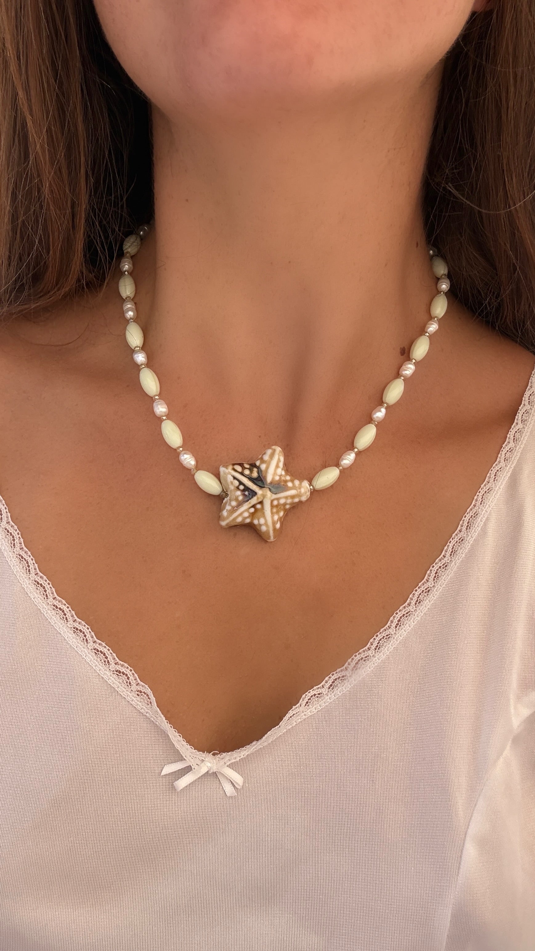 keylime starfish necklace