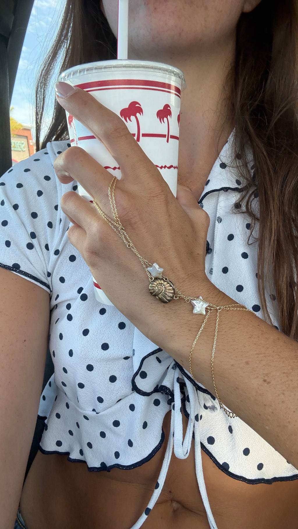 star pearl handchain