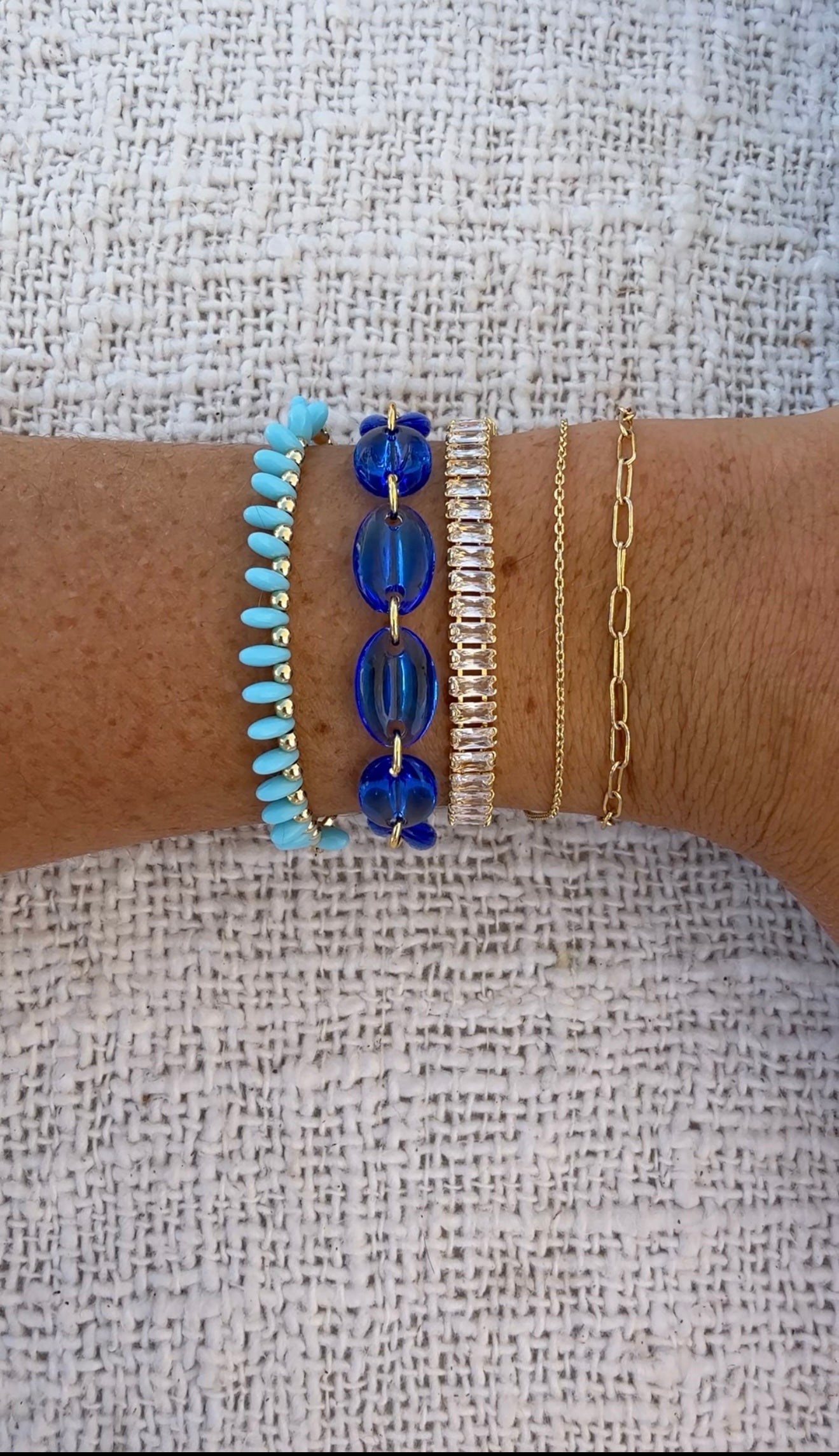 Blue Swarovski Bracelet
